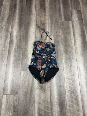 Encantadore Black Print‎ One Piece Swimsuit